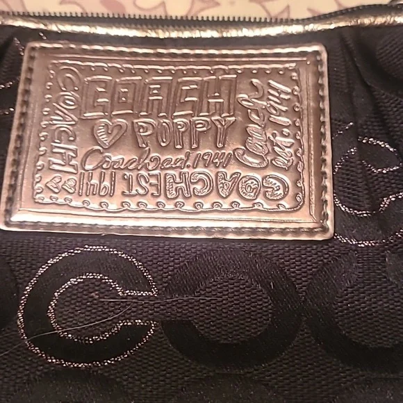 Coach **Poppy** Wristlet ...limited edition...black - Picture 2 of 8